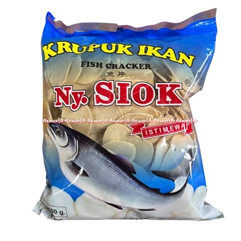 Jual Ny Siok Kerupuk Ikan 500gr Fish Cracker Mentah Siap Goreng Kerupuk