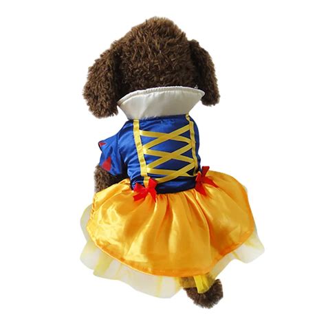 Princess Dress Up Costume Luxury Pet Clothes Print Sustainable Cute