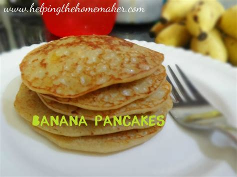 Easy And Healthy Banana Pancakes Recipe 4 Ingredient Banana Pancakes Mummepreneur