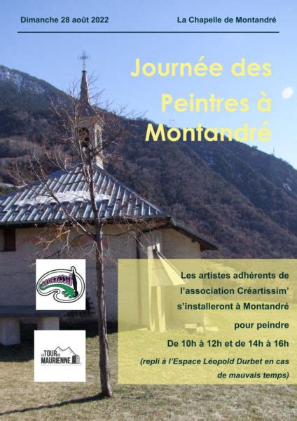 Journ E Des Peintres Site Officiel De La Tour En Maurienne