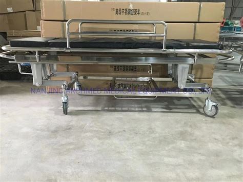 Medical Equipment Stainless Steel Hospital Bed Patient Emergency