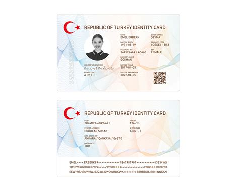 Turkish National Id Card Redesign On Behance