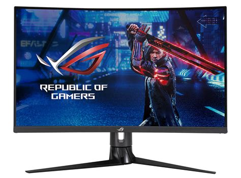Игровой монитор Asus ROG Strix XG32VC поддерживает частоту обновления ...