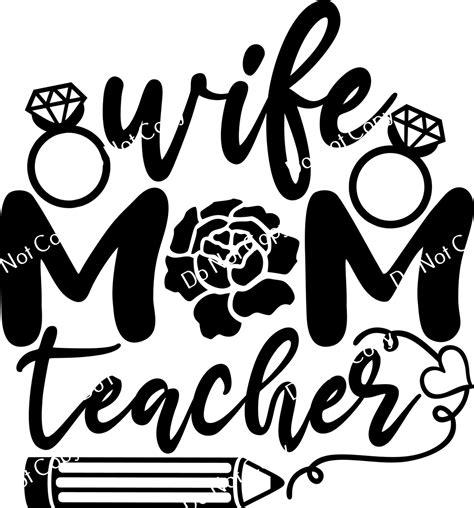 Colorsplash Ultra Transfers Wife Mom Teacher Cf