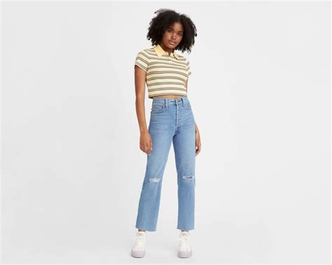 Introducir 35 Imagen Levi S Ribcage Straight Full Length Jeans