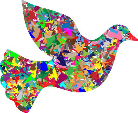 Clipart - Modern Art Peace Dove
