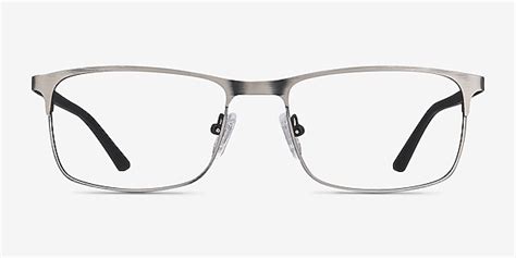 Wit Rectangle Gunmetal Full Rim Eyeglasses Eyebuydirect