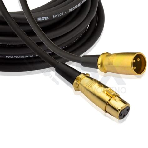 Kabel Mikrofonowy Przew D Xlr Canon Klotz M Lbx Systemy Audio