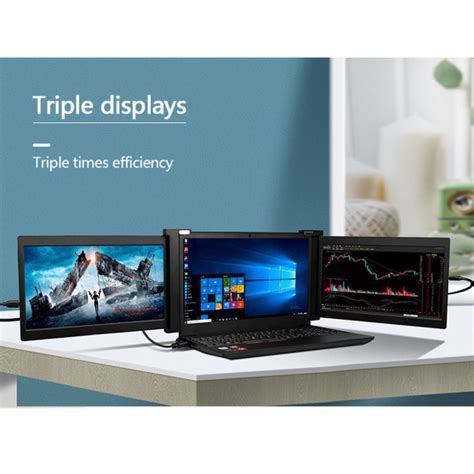 11 6 Inch Triple Portable Monitor For Laptop Full Hd Ips Dual Monitor