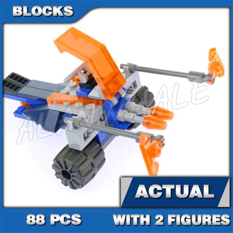 Nexoes Knighton Battle Blaster Building Blocks Toy Ash Atacante Soldado