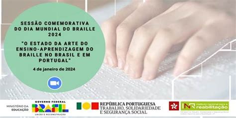 Dia Mundial Do Braille Ser Comemorado Em Evento On Line Nesta Quinta