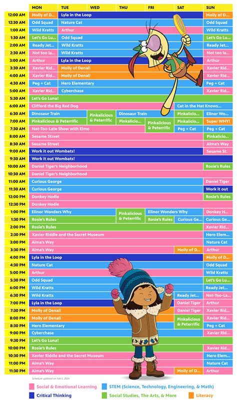 Pbs Kids Schedule May 2024 - Molly Therese