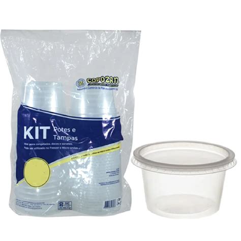 Kit Pote E Tampa Ml Copozan Codeplast