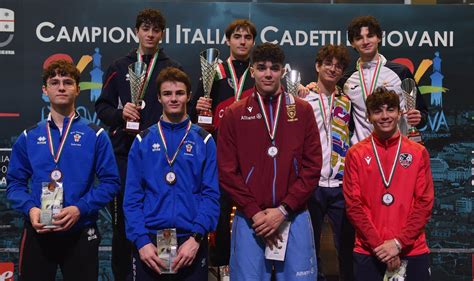 CAMPIONATI ITALIANI CADETTI E GIOVANI GENOVA 2024 JACOPO RIZZI BRONZO