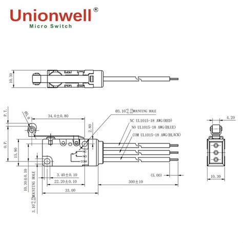 China Customized Waterproof Micro Switch Long Roller Lever G5W11