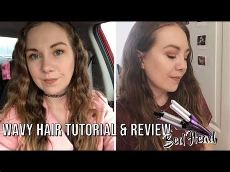 Bed Head A Wave We Go Adjustable Hair Waver Wavy Hair Tutorial