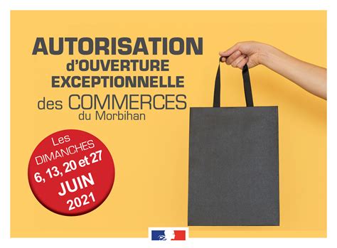 Autorisation Douverture Exceptionnelle Des Commerces Les Dimanches 6