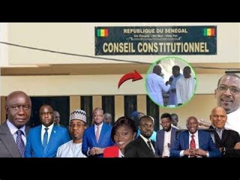 DIRECT Conseil Constitutionnel Recours Des 16 Candidats YouTube