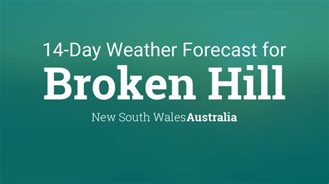 Broken Hill, New South Wales, Australia 14 day weather forecast