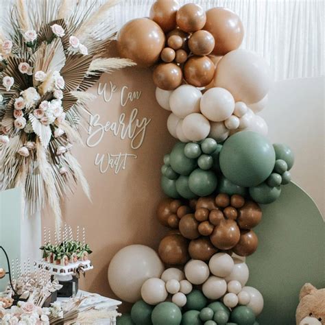 Buy Safari Balloon Garland Arch Kit Sage Green Balloons Double Stuffed