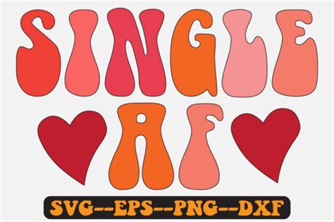 Single Af Groovy Retro Svg Design Graphic By Fallensvgworld · Creative