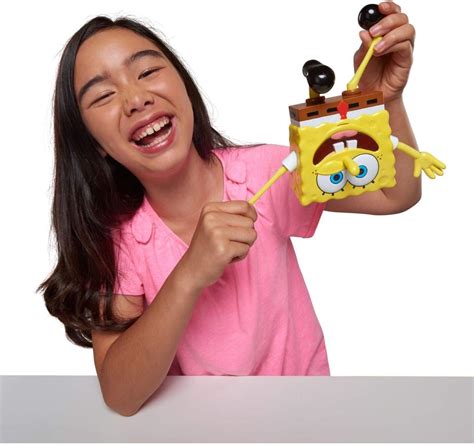 Spongebob Squarepants Stretchpants Stretching Spongebob With Sounds 7 Inch Interactive Toy