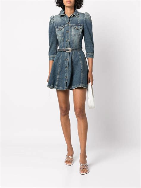 Retrofete Clara Denim Mini Dress Farfetch