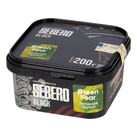 Sebero Black 200 Gr Green Pear Tobacco 15 60