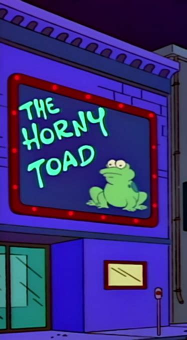 The Horny Toad Wikisimpsons The Simpsons Wiki