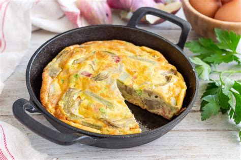 Frittata Di Carciofi Al Forno Ricetta Veloce Salvacena