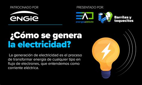 Cómo se genera la electricidad