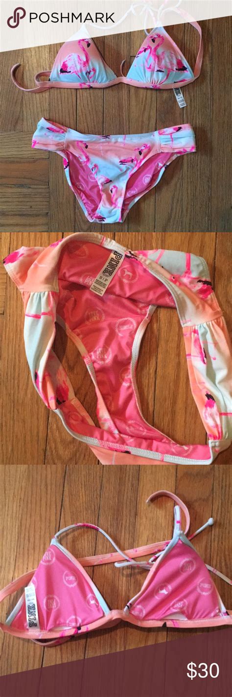 Victorias Secret Pink Flamingo Swim Suit