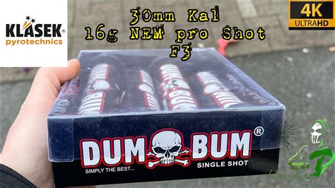 Klasek DUMBUM Singlehsot F3 16g Nem Pro Rohr 30mm Kal Geil YouTube