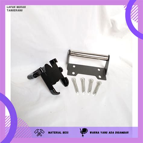 Jual Paket Bracket Dudukan Phone Holder Gps Alumunium Cbx Cb X C