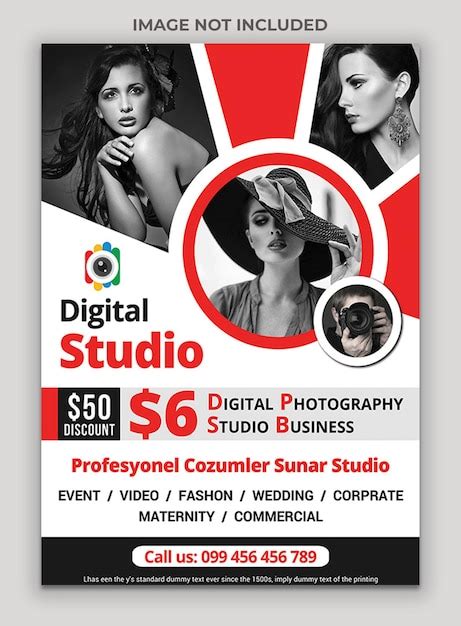 Folhetos De Fotografia Profissional Psd Premium