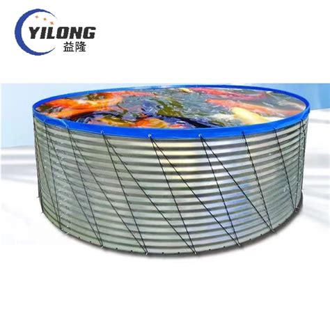 Round Pond Tarpaulin Aquaculture Fish Farming Circular Ras Fish Tanks