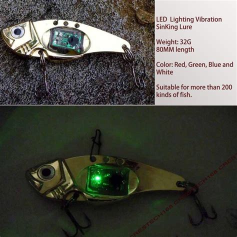 2020 Led Fishing Lures Led Light Fish Bait Lure Stylish Fish Attractors