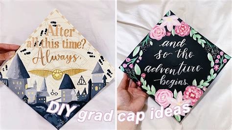 Decorating My Graduation Cap Grad Cap Ideas Youtube