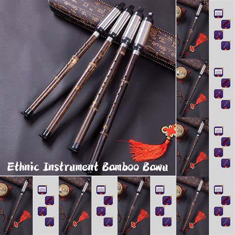 Chinese Ethnic Instrument Bamboo Bawu Pipe Bawu Flute G F C Tone