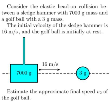 Answered Consider The Elastic Head On Collision Bartleby