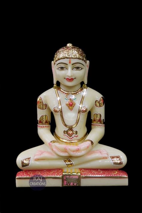 Brown Painted Mahavir Swami Statue For Worship, Rs 20000 /piece Raj ...