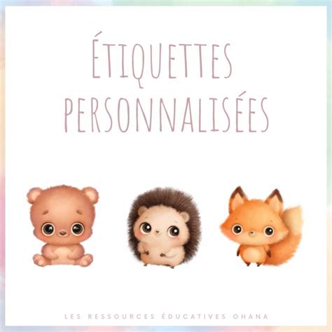 Étiquettes personnalisées Ressources Ohana