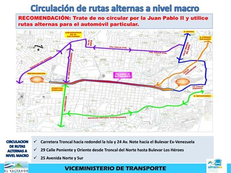 Ppt Rutas Alternas Por Construcci N Del Segundo Tramo Del Carril