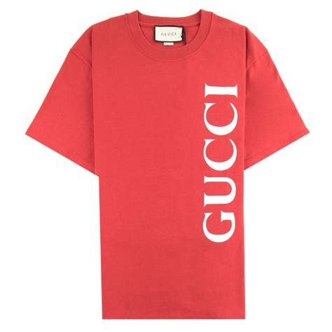 Gucci Print Oversize T Shirt Red Onu