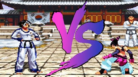 Chae Lim Vs Juri Han Mugen Kof Vs Street Fighter Youtube