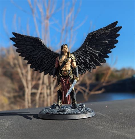 Angelic Warrior Miniature - Etsy