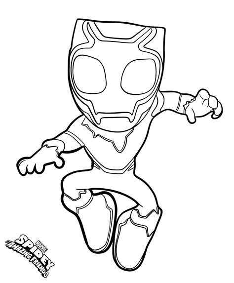 Spidey Coloring Pages