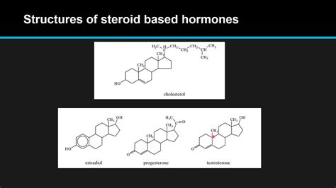 B 6 2 Compare The Structures Of Cholesterol And The Sex Hormones Youtube