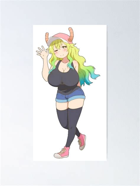 Póster Lucoa Kobayashi Maid Dragon De Zyro599 Redbubble