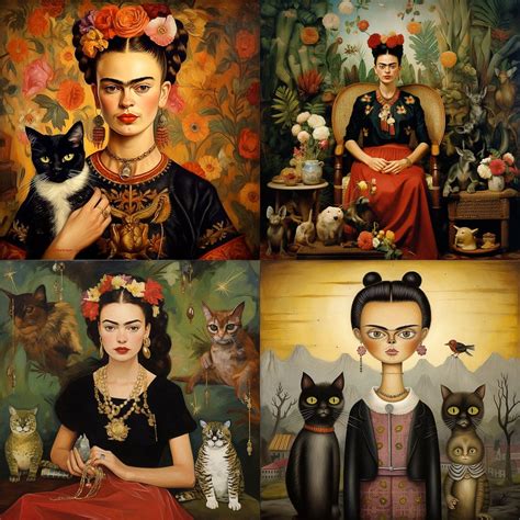 Frida Kahlo Ai Art Style Inspired Creations Frida Kahlo Stable